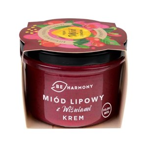 Miód lipowy z wiśniami - krem mocno owocowy BEHARMONY 230g - opinie w konesso.pl
