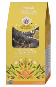 Ziołowa herbata English Tea Shop Lemongras Citrus & Ginger 15x2g - opinie w konesso.pl