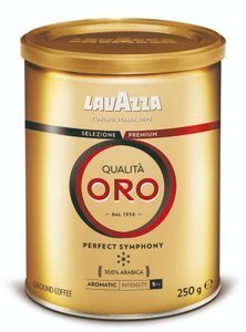 Kawa mielona Lavazza Qualita Oro 250g - puszka - opinie w konesso.pl