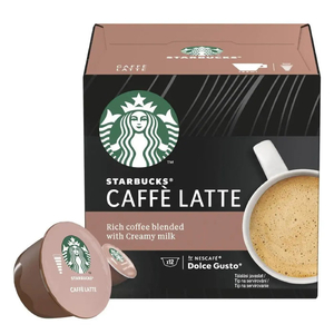 Kapsułki Nescafé Dolce Gusto STARBUCKS® Caffe Latte 12 sztuk - opinie w konesso.pl