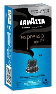 Kapsułki do Nespresso Lavazza Espresso Maestro Dek - 10 sztuk - opinie w konesso.pl