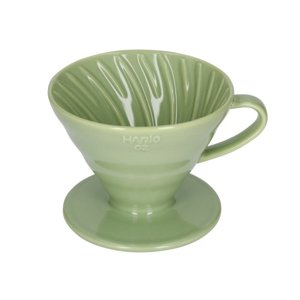 Ceramiczny Drip Hario V60-02 - Zielony - opinie w konesso.pl