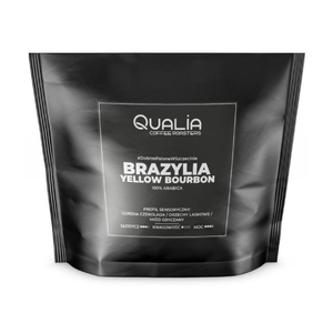 Kawa ziarnista Qualia Brazylia Yellow Bourbon 250g - NIEDOSTĘPNY - opinie w konesso.pl