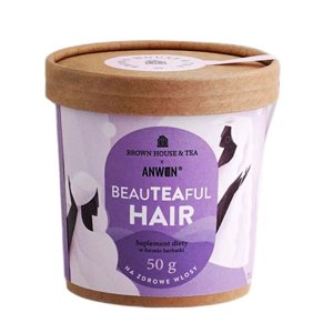Brown House & Tea BeauTEAful Hair - suplement diety na zdrowe włosy 50g - NIEDOSTĘPNY - opinie w konesso.pl