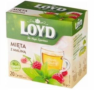 Herbata ziołowo-owocowa Loyd Mięta z maliną 20x2g - opinie w konesso.pl