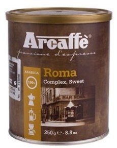 Kawa mielona Arcaffe Roma 250g - NIEDOSTĘPNY - opinie w konesso.pl