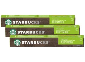ZESTAW- Kapsułki Nespresso Starbucks® Single Origin Guatemala 3x10szt  - opinie w konesso.pl