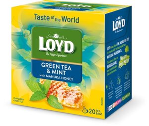 Herbata Loyd Taste of the World Green Manuka 20x1,7g - opinie w konesso.pl