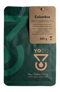 Kawa ziarnista YoCo Coffee Colombia Red Vermouth Filtr 250g - opinie w konesso.pl
