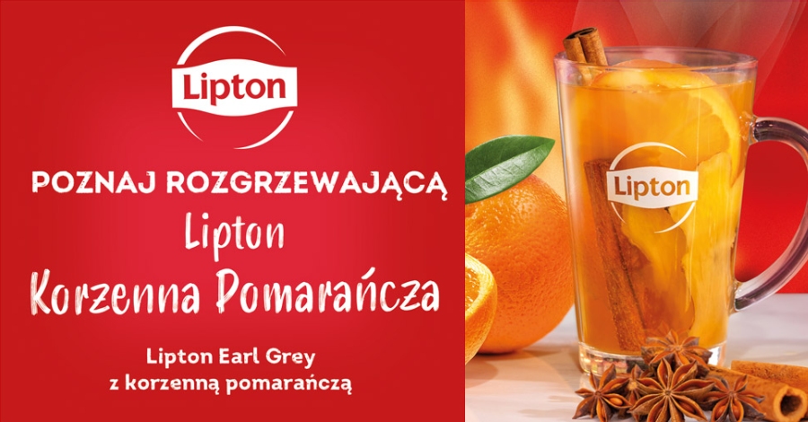 Przepis na herbatę Lipton Korzenna Pomarańcza