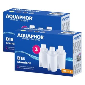 Wkład filtrujący wodę AQUAPHOR B15 Standard - 6 sztuk