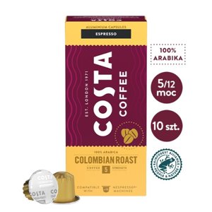Kawa w kapsułkach Costa Coffee The Colombian Roast kompatybilne z ekspresami Nespresso®* - 10 szt. - opinie w konesso.pl