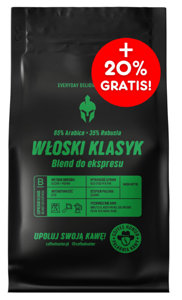 Kawa ziarnista COFFEE HUNTER Włoski Klasyk 600g - NIEDOSTĘPNY - opinie w konesso.pl