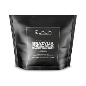 Kawa ziarnista Qualia Brazylia Fazenda Pinhal Yellow Bourbon 250g - NIEDOSTĘPNY - opinie w konesso.pl