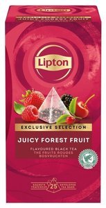 Czarna herbata Lipton Exclusive Selection Juicy Forest Fruit 25x1,7g - opinie w konesso.pl