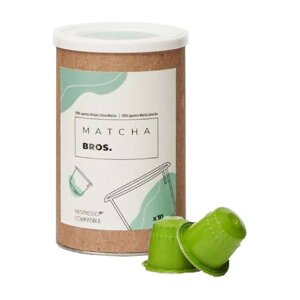 Zielona herbata Matcha Bros. Nespresso Matcha Kapsułki 15g (10x1,5g) - opinie w konesso.pl