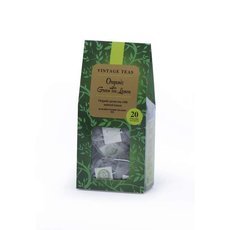 Zielona herbata Vintage Teas Organic Green Tea Lemon 20x2g - opinie w konesso.pl