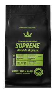 Kawa ziarnista COFFEE HUNTER Espresso Supreme 1kg - opinie w konesso.pl