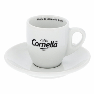 Cornella - filiżanka ze spodkiem do kawy Macchiato 85ml - opinie w konesso.pl