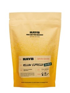 Kawa ziarnista HAYB DARK Yellow Espresso Blend 1kg - opinie w konesso.pl