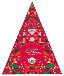 Kalendarz adwentowy English Tea Shop Czerwona Choinka 25x2g - opinie w konesso.pl