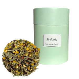 Ziołowa Herbata Teabag Power of Herbs 50g - Zielona tuba - opinie w konesso.pl