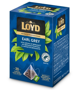 Herbata czarna Loyd Earl Grey 20x2g - opinie w konesso.pl