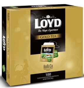 Herbata Loyd Tea Gold 100x2g  - opinie w konesso.pl