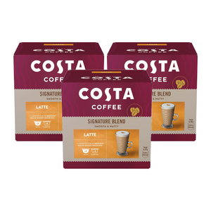 ZESTAW - Kawa w kapsułkach Costa Coffee Signature Blend Latte kompatybilna z Dolce Gusto®* - 3x16 szt. - opinie w konesso.pl