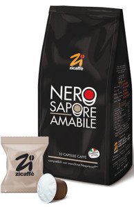Kapsułki do Nespresso Zicaffe Nerosapore Amabile - 10 sztuk - opinie w konesso.pl