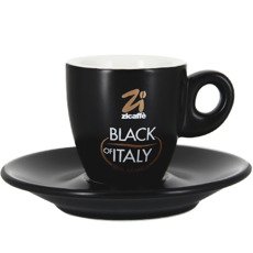 Filiżanka do espresso Zicaffe Black of Italy 70 ml - opinie w konesso.pl