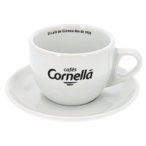 Filiżanka ze spodkiem do kawy Cornella Cappuccino 185 ml - opinie w konesso.pl