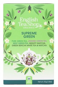 BIO Zielona herbata English Tea Shop Supreme Green 20 saszetek - opinie w konesso.pl