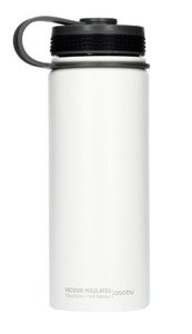 Asobu Alpine Flask - biała buutelka termiczna 530 ml - opinie w konesso.pl