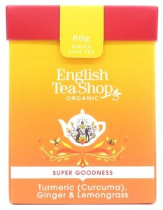 Ziołowa herbata English Tea Shop Turmeric Ginger Lemongrass 80g - opinie w konesso.pl