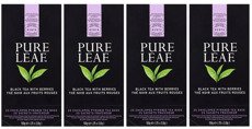 ZESTAW 4x Czarna herbata Pure Leaf Black Tea With Berries 25x2g - opinie w konesso.pl