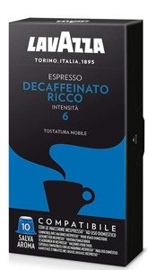 Kapsułki do Nespresso Lavazza Decaffeinato Ricco - 10 sztuk - opinie w konesso.pl