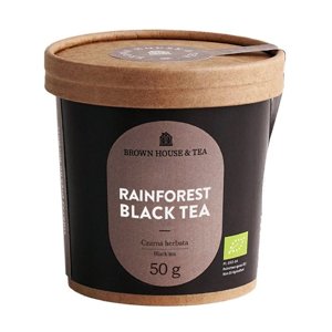 Czarna herbata Brown House & Tea Rainforest Black Tea 50g - opinie w konesso.pl