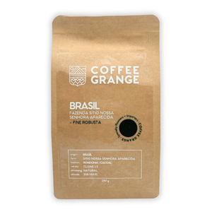 Kawa ziarnista Coffee Grange Brasil Fazenda Sitio Nossa Senhora Aparecida – Fine Robusta 250g - opinie w konesso.pl