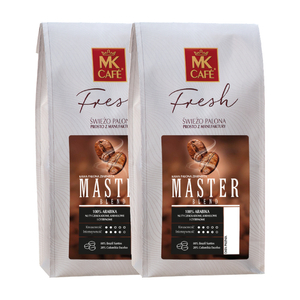 Kawa ziarnista MK Cafe Fresh Master Blend 2x1kg - NIEDOSTĘPNY  - opinie w konesso.pl
