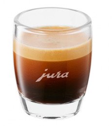 Szklaneczka do espresso z logo JURA - zestaw 2 sztuki - opinie w konesso.pl