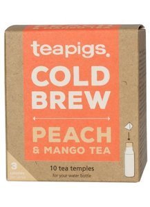 Owocowa herbata teapigs Peach & Mango - Cold Brew 10x2,5g - opinie w konesso.pl