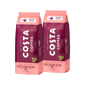 Kawa mielona Costa Coffee Crema Blend 2x500g - opinie w konesso.pl
