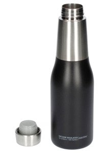 Asobu Oasis Water Bottle - czarna butelka termiczna 600 ml - NIEDOSTĘPNY - opinie w konesso.pl
