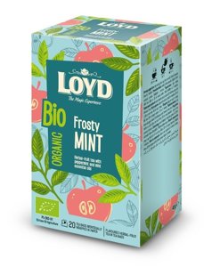 Herbata Loyd BIO Organic Frosty Mint 20x2g - opinie w konesso.pl
