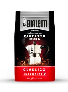 Kawa mielona Bialetti Perfetto Moka Classico 100g - opinie w konesso.pl