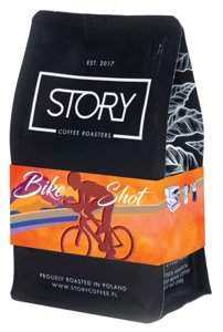  Kawa ziarnista Story Coffee Roasters Bike Shot 250g - NIEDOSTĘPNY - opinie w konesso.pl