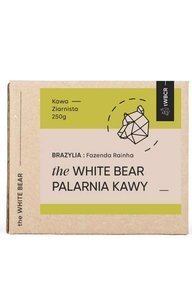 Kawa ziarnista The White Bear Brazylia Fazenda Rainha 250g - opinie w konesso.pl
