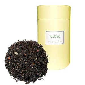 Czarna herbata Raspberry Lavender 100g - Żółta tuba - opinie w konesso.pl