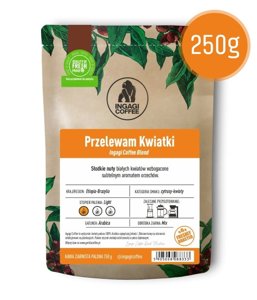 Kawa ziarnista Ingagi Coffee Przelewam Kwiatki 250g - opinie w konesso.pl